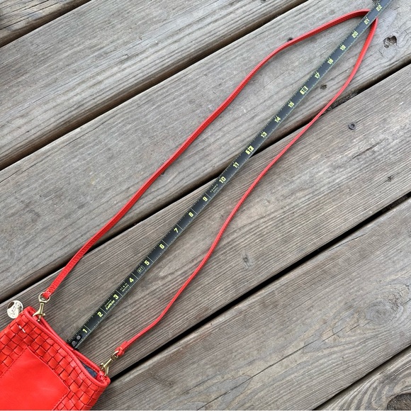 Clare V Woven Poche Red Crossbody - Picture 6 of 16